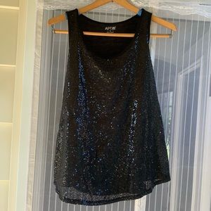 Apt 9 sequin tank top